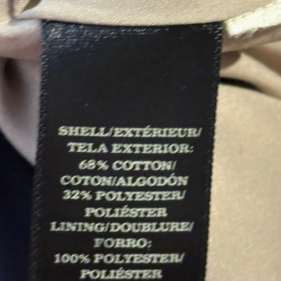 Ann Taylor Women’s Pleated A-Line Skirt Size 10 Colorblock Beige Blue Navy - Picture 8 of 8